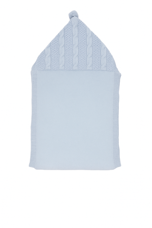 Baby Knitted Blanket with Hood