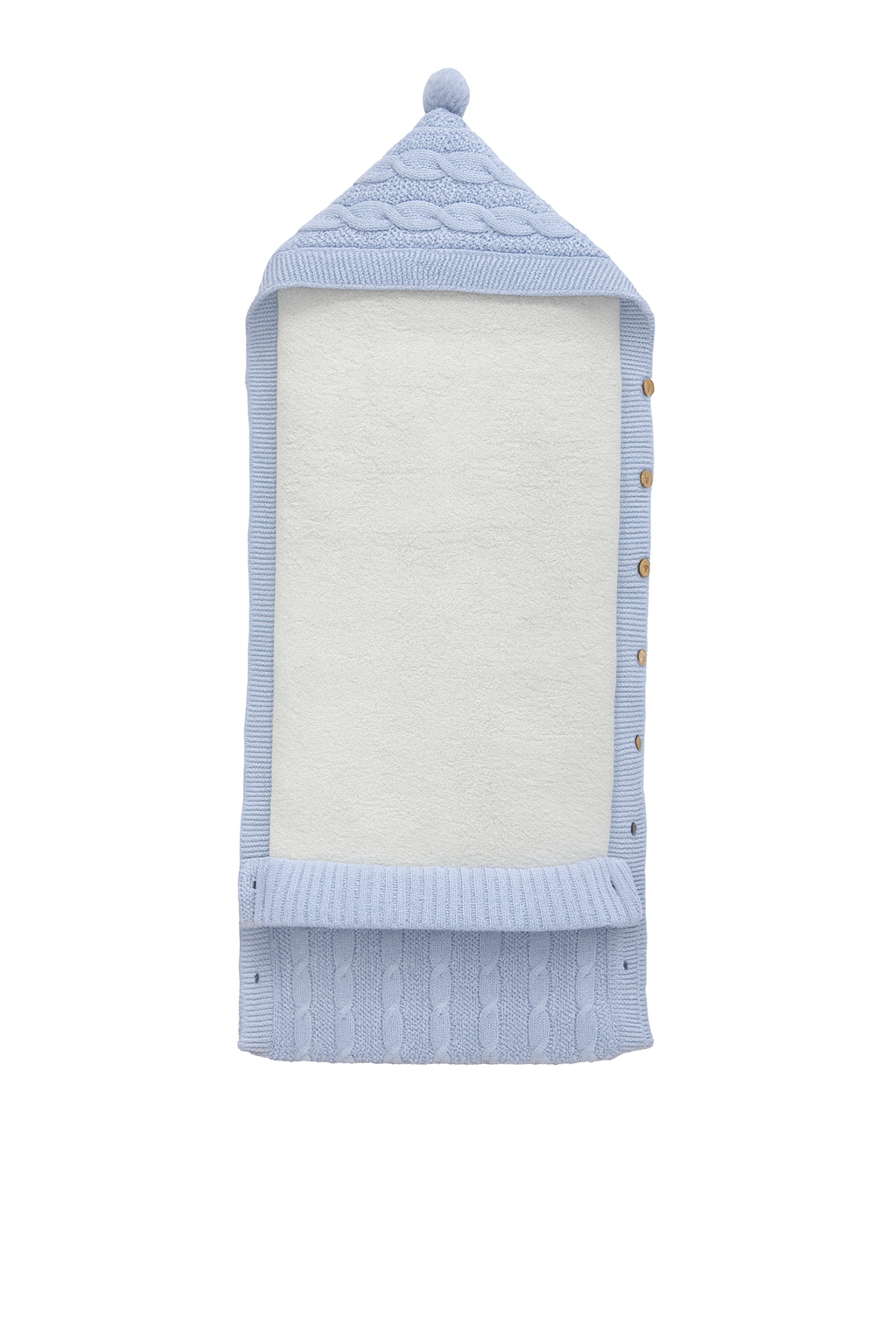 Baby Knitted Blanket with Hood